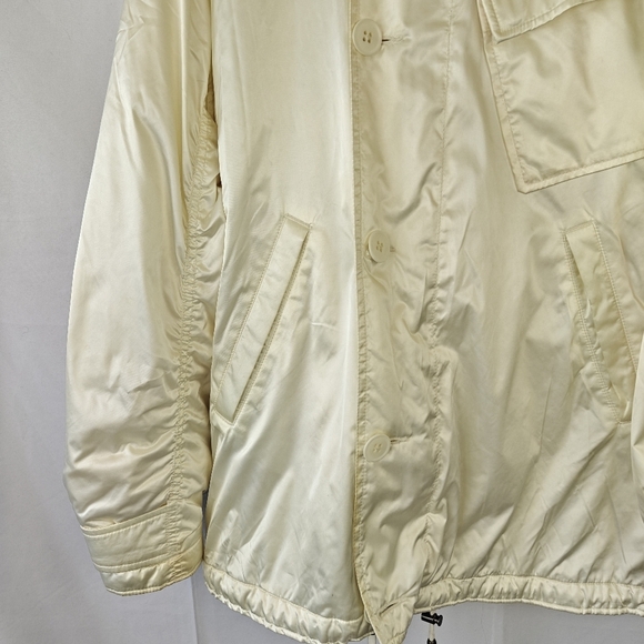 Rare Polo Ralph Lauren Ski Club Blue Label x Pearl White Button Zipper Small - Picture 3 of 16